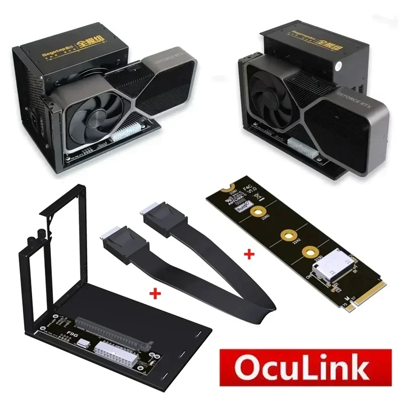 F9G 64Gbps OcuLink to PCIE 4.0 - External Gpu Dock Pcie 4.0 Oculink review and price