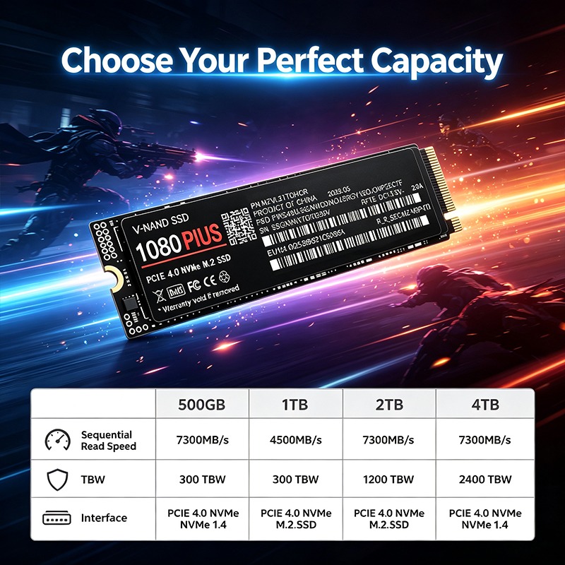 1080 Plus M.2 NVMe PCIe 4.0 So - M.2 Nvme 4Tb Pcie 4.0 Ssd review and price