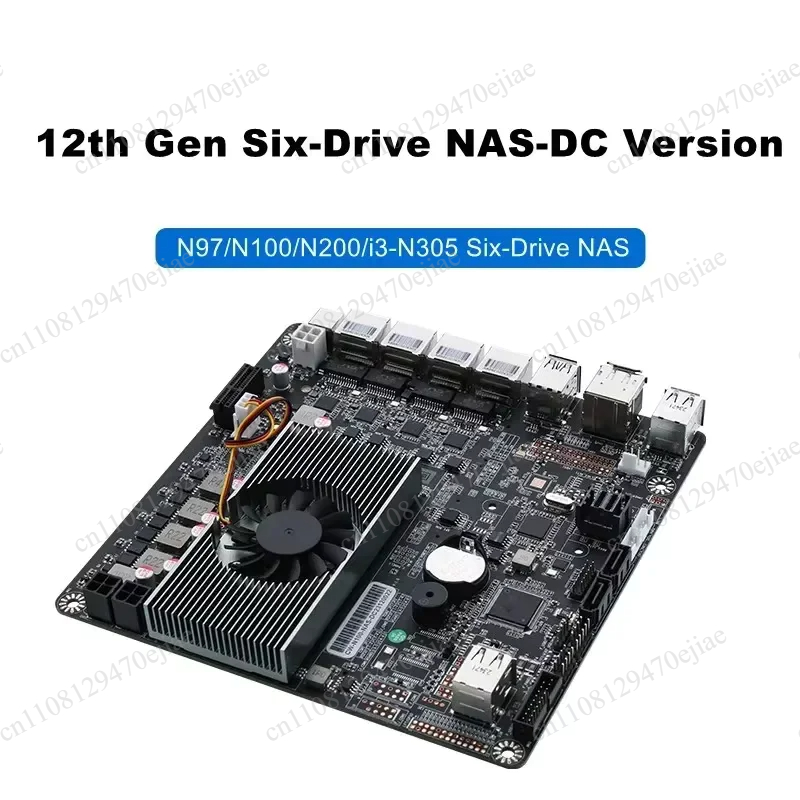 N100 6-Bay NAS Motherboard Min - Nas Motherboard N100 6 Sata review and price